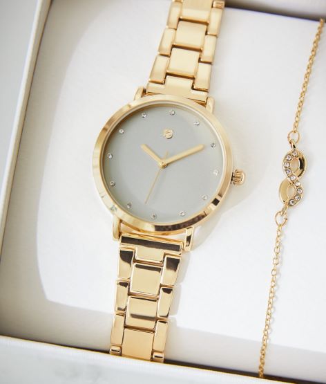 Auriol watch 2025 and jewellery set